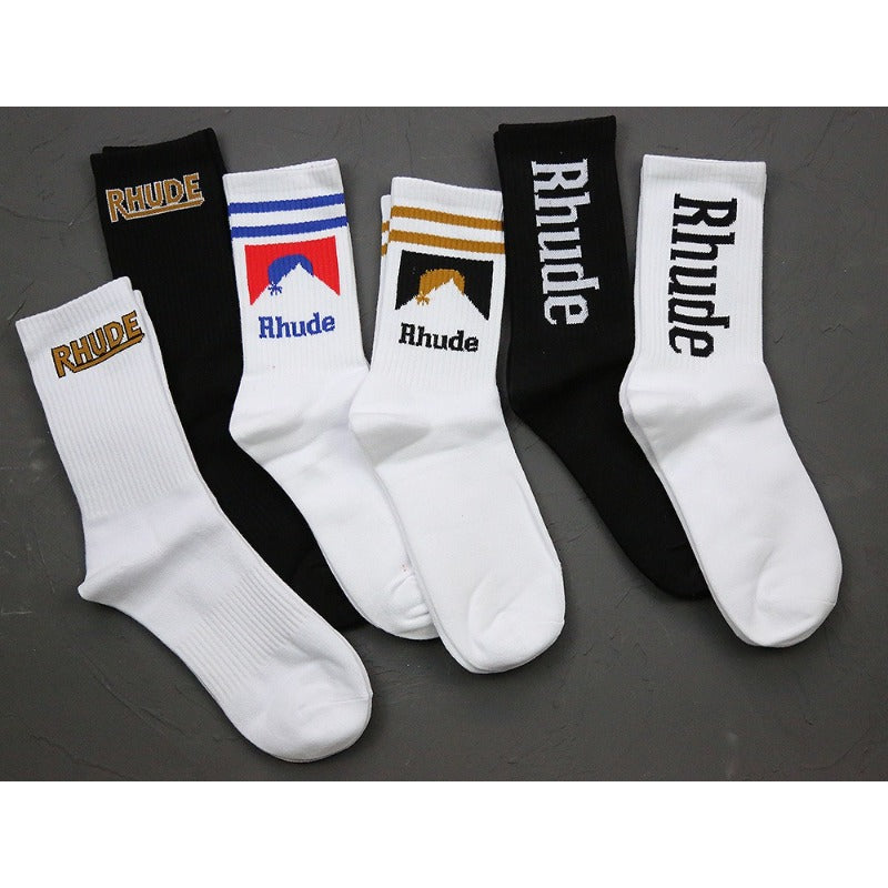 Men socks letter cotton socks