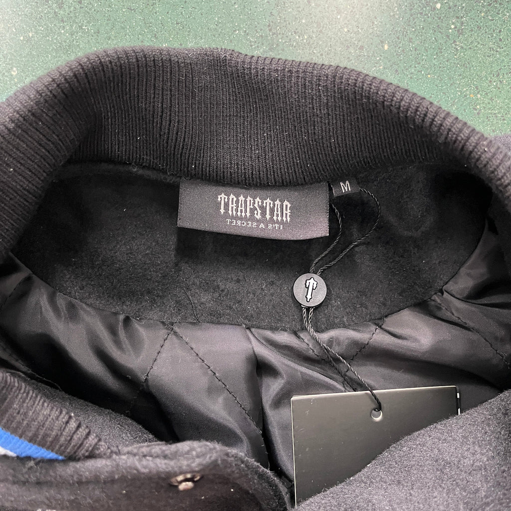 Trapstar Varsity Jacket Couro Legítimo
