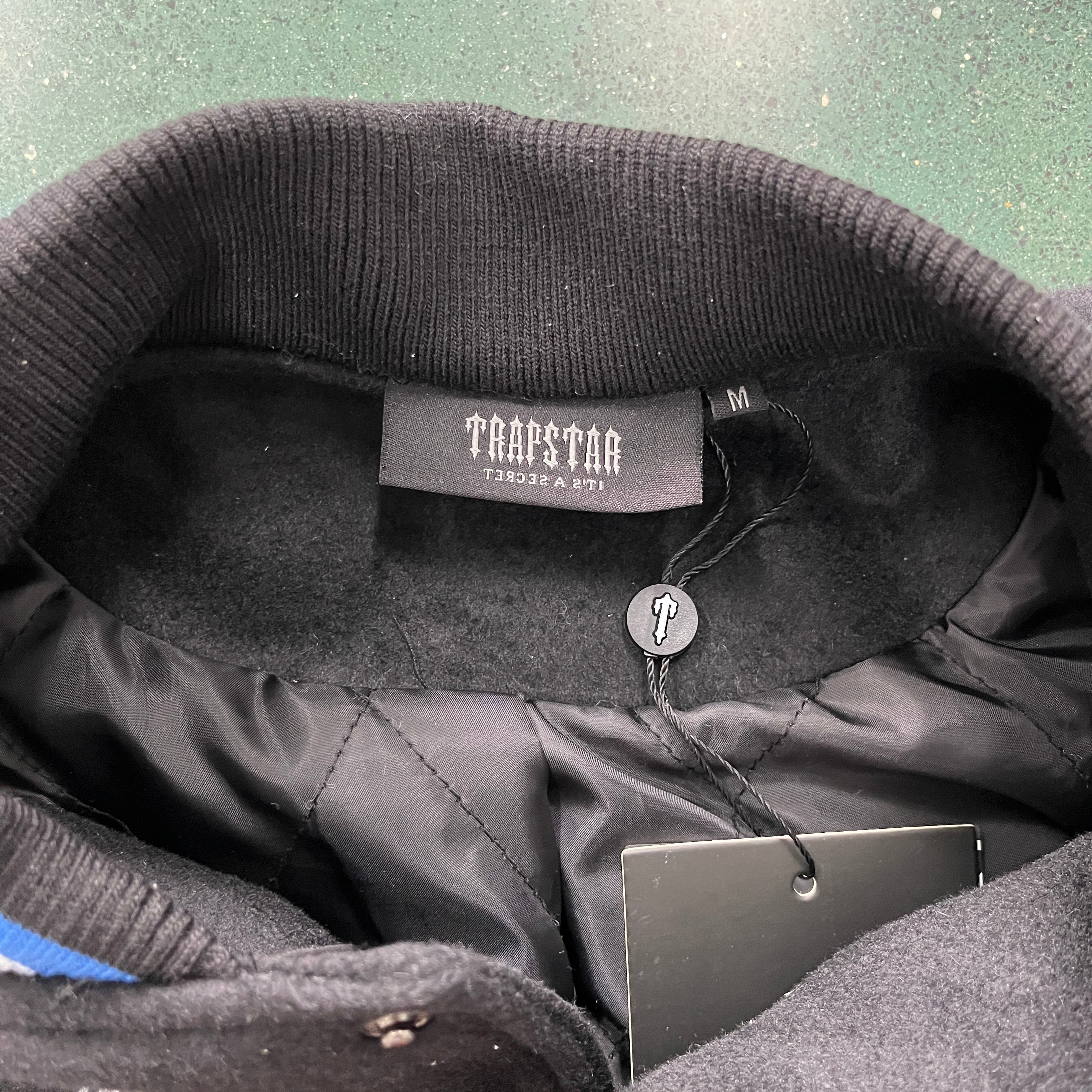 Trapstar Varsity Jacket Couro Legítimo