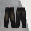 Supreme Baggy Jeans Distressed Loose Fit Selvedge