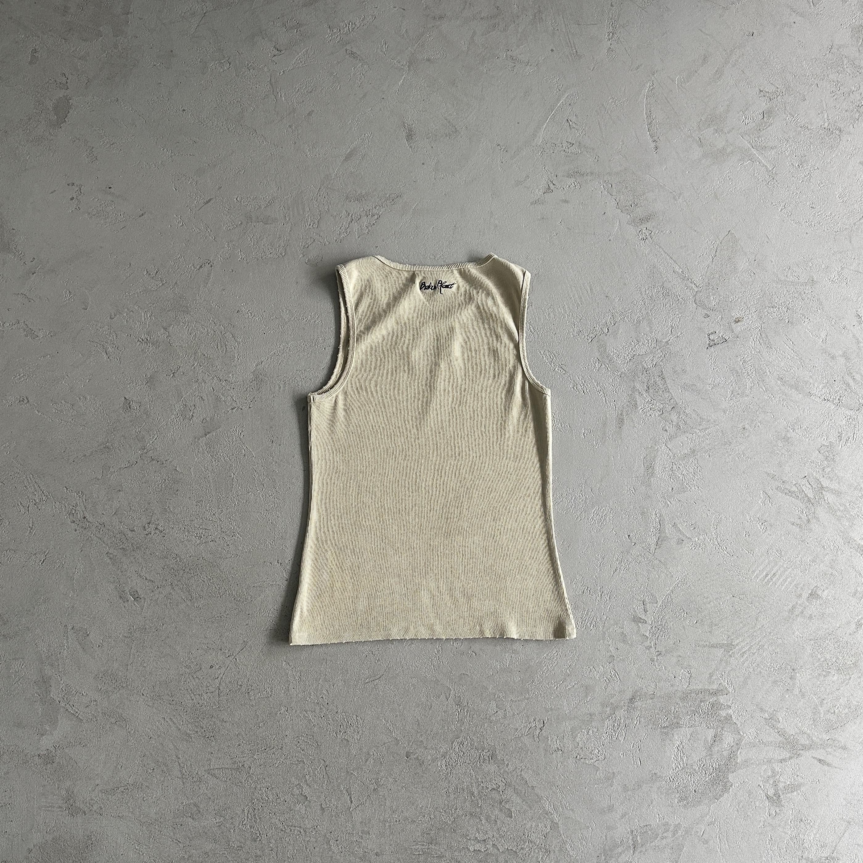 Broken P Mens Washed Ribbde Tank Top