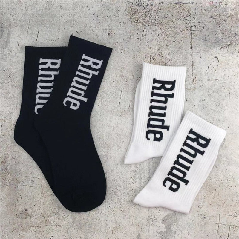Men socks letter cotton socks