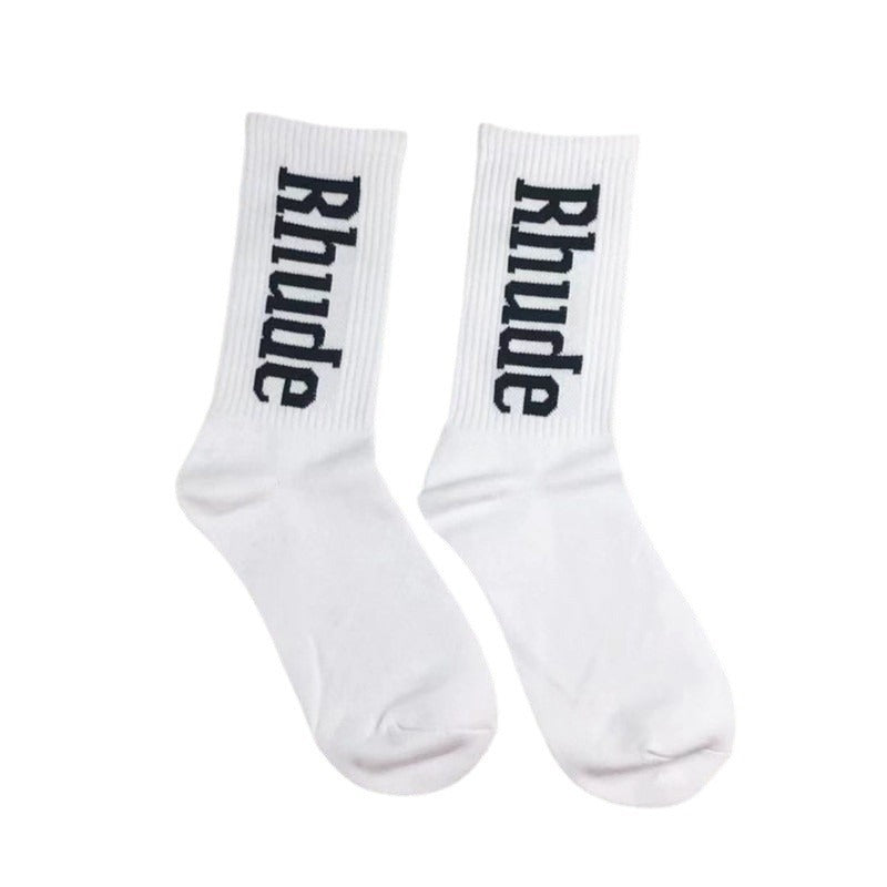 Men socks letter cotton socks